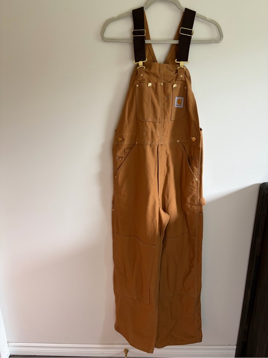 Carhartt Other - CARHARTT- size 32/30 Unlined Duck Bib Overalls,